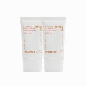 [이니스프리] 인텐시브 롱래스팅 선스크린 EX 60ml (SPF 50+ PA++++) 2개