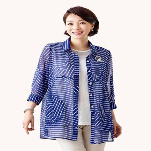[마담엘레강스][마담엘레강스] 베키 시어서커 재킷 K191JK11