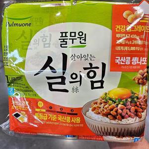 풀무원 실의힘 국산콩 생나또 49.5g x 8 tx65208