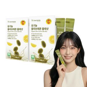 모먼튼 유기농 올리브레몬 올레샷 14포 2박스 엑스트라버진 올리브오일 레몬즙
