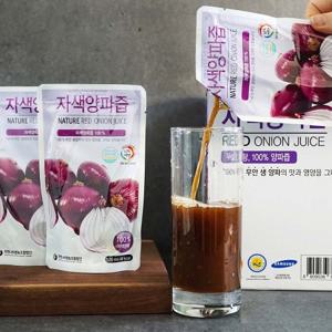 [더싱싱] 무안 자색 양파즙 100ml x 60포 해썹인증