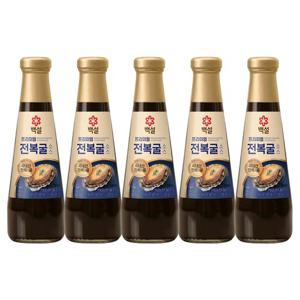 [CJ]백설 프리미엄 전복굴소스 350g x5개