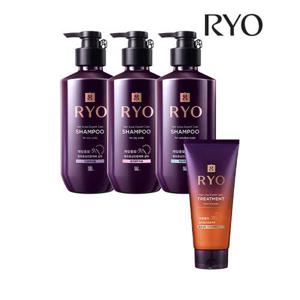 [려]자양 9ex 탈모전문케어 샴푸 400ml 3입 (옵션)