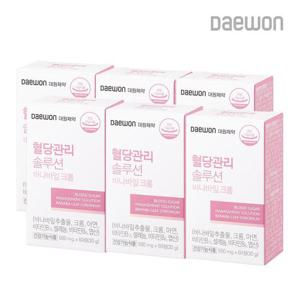 대원제약 혈당관리 솔루션 바나바잎 추출물 크롬 60정 6개 식후 혈당 케어 관리