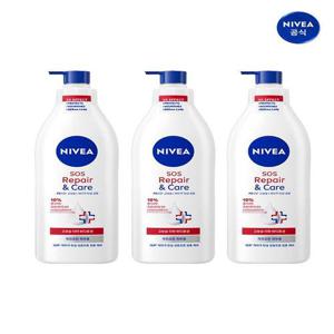[니베아]니베아 SOS 리페어 앤 케어 바디로션 400ml 3개