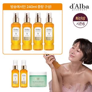 [방송에서만] 달바 최신상 화이트 트러플 엑소 세럼 6통+카밍패드 1통