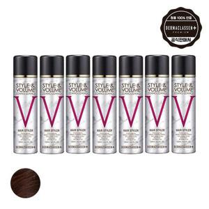 [기타 (뷰티)]더마클라센 스타일앤 볼륨짱짱 흑채 스프레이 자연갈색 120ml x7