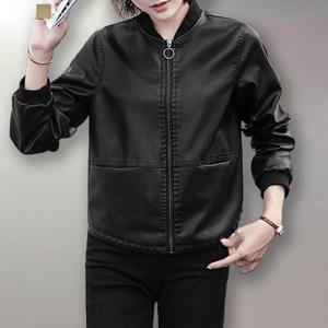 [퀸이즈] [~77까지]젠다 데일리 레더 집업 자켓