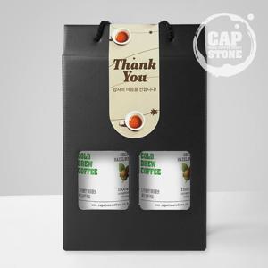 [캡스톤] 디카페인 헤이즐넛 콜드브루 더치커피 선물세트 1L+1L