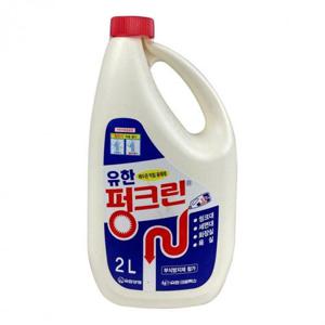 유한 펑크린 2리터 하수도 싱크대 용해제 WFLTL39