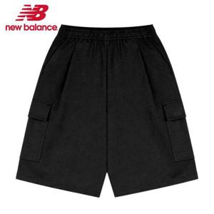 [뉴발란스]뉴발란스 UNI 에센셜 7부 카고 쇼츠 (BLACK) NBNVG21423