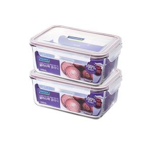 글라스락 클래식 직사각 1,900ml 2종 세트