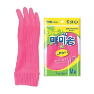 주방소품 마미손 한손 고무장갑 오른손 중형 한짝 한손장갑