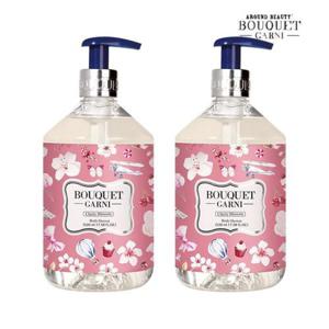 [부케가르니]부케가르니 딥 퍼퓸 바디워시 체리블라썸향 520ml x2개