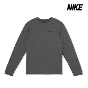 나이키 긴팔티 드라이핏 UV 하이버스 롱 슬리브 피트니스 탑 남성 그레이 FB8584-084