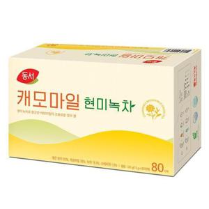 동서 캐모마일 현미녹차 80T 허브차 티백