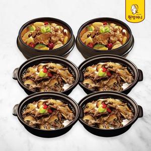[원할머니] 뚝배기불고기 4팩+된장찌개 2팩
