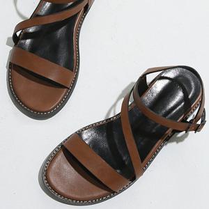 소가죽  여성샌들 키높이샌들 여자여름샌들 쿠션 슬리퍼 3cm 더힐슈즈