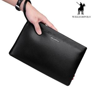 WilliamPOLO(윌리엄폴로) 남성클러치백 남자 손가방 맨스백  천연소가죽 휴대폰 핸드폰 248