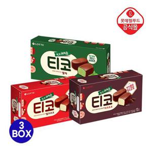 [롯데] 티코 미니 초코 510ml 3종 3박스 (초코+밀크+말차)