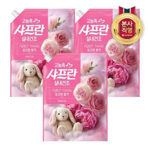 [샤프란]샤프란 고농축 리필1.7L 뮤게로즈 x 3개