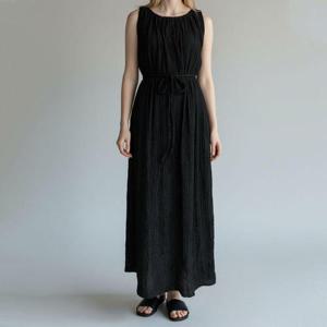 민소매 허리끈 휴양지 롱원피스 2color LM-0877 WFND5JK