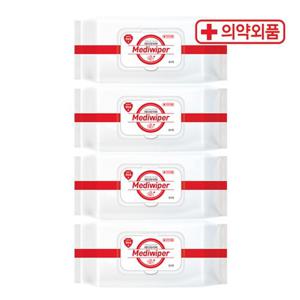 의약외품 메디와이퍼 손소독티슈 캡형 80매x4개 향균