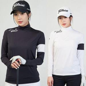 [럽인골프]투빅토리 왼팔배색완장 냉감 반목티 여성골프웨어