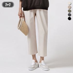 ★1+1★[홈앤단독] 유니제이 세상 시원한 세미와이드 밴딩 팬츠