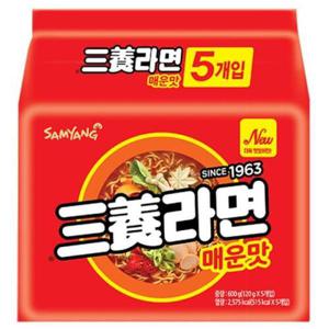[삼양]삼양 삼양라면매운맛120g x40 무 (9147175)
