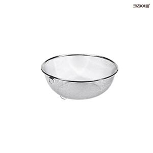 키친아트/ 스텐 채반 원형 바구니 - 중