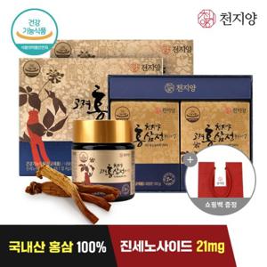 [소비기한26.09.03][천지양] 고려 홍삼정 프리미엄 200g x 2박스 진세노사이드 21mg+쇼핑백