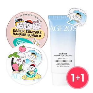 [오롤리데이 에디션] 스킨핏 수분 선크림 플러스 1+1 기획 (오롤리 스티커 증정)