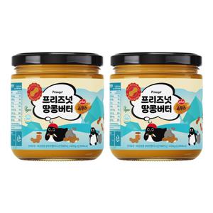 프리즈넛 플러스 100% 피넛버터 땅콩버터 스무스 430g 2병