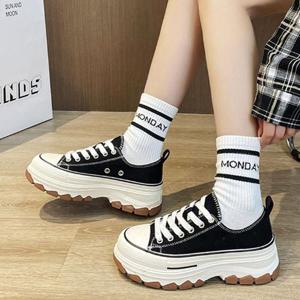 [오노마] ONM 캔버스 키높이 스니커즈 슈즈 플랫폼 캐주얼 운동