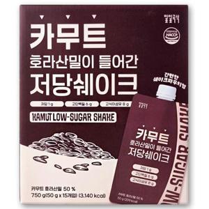 [해핑] 코스트코 카무트 호라산밀이 들어간 저당 쉐이크 750g(50g x 15개)