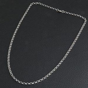 [라일리쥬얼리] Rly (3mm) 남자 여자목걸이 체인목걸이 은목걸이