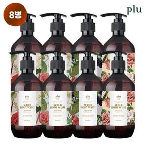 [플루]퍼퓸 프리미엄 바디워시 8통 (로즈2+베리2+솝2+우디2)