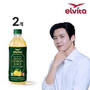 [엘비타] 리얼 NFC 100% 유기농 레몬즙 ZERO 500ml x 2병
