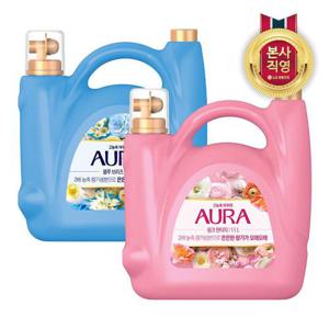 아우라 고농축 섬유유연제 5.5L x 1개 (핑크판타지/블루브리즈) 2종 택1