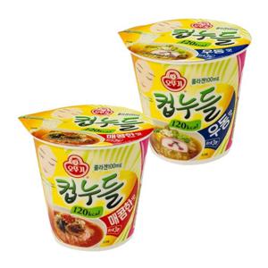 [오뚜기] 컵누들 매콤한맛/우동맛 12개