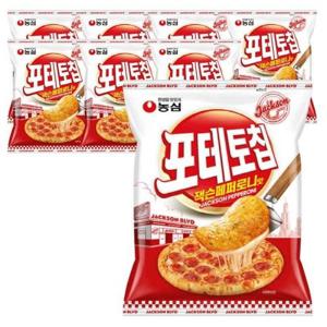 [농심] 포테토칩 잭슨페퍼로니맛 (50g x 8봉)