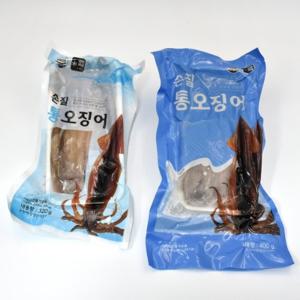 손질 통오징어1.2kg 2미(400g)*3팩 원양산 급냉