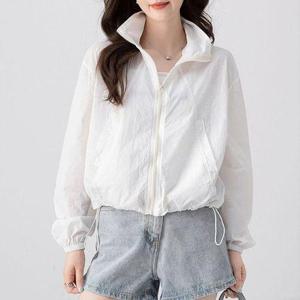[에이치플러스몰]바람막이 숏 자켓 크롭 점퍼 얇은 블루종