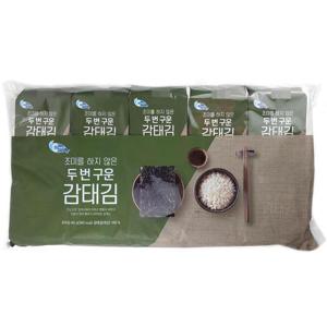 [해핑] 코스트코 조미를 하지 않은 두번 구운 감태김 80g(8g x 10봉)