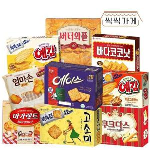 갤러리아_사무실 커피타임에 딱맞는 큰사이즈 과자9종