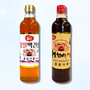 [홍일] 홍게 백간장 900ml + 홍게 액젓 900ml