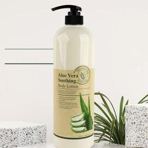 [셀럽하우스]산뜻한 DTKENOFJ 진정보습 끈적임없는 바디로션 1000ml 알로에