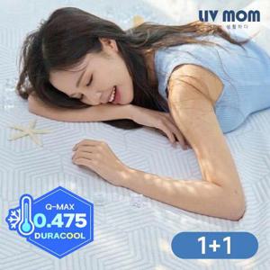 리브맘 접촉냉감 육각셀 듀라쿨 아이스쿨링 냉감패드 퀸 1+1