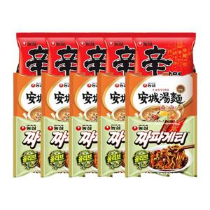 [농심] 신라면 10봉 + 안성탕면 10봉 + 짜파게티 10봉